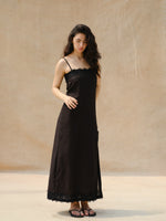 Load image into Gallery viewer, ALBA LINEN LACE DRESS