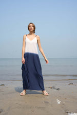 Load image into Gallery viewer, NORAH BLUE OMBRE SLIP DRESS