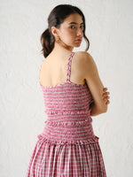 Load image into Gallery viewer, EVELYN CHECKS DRESS