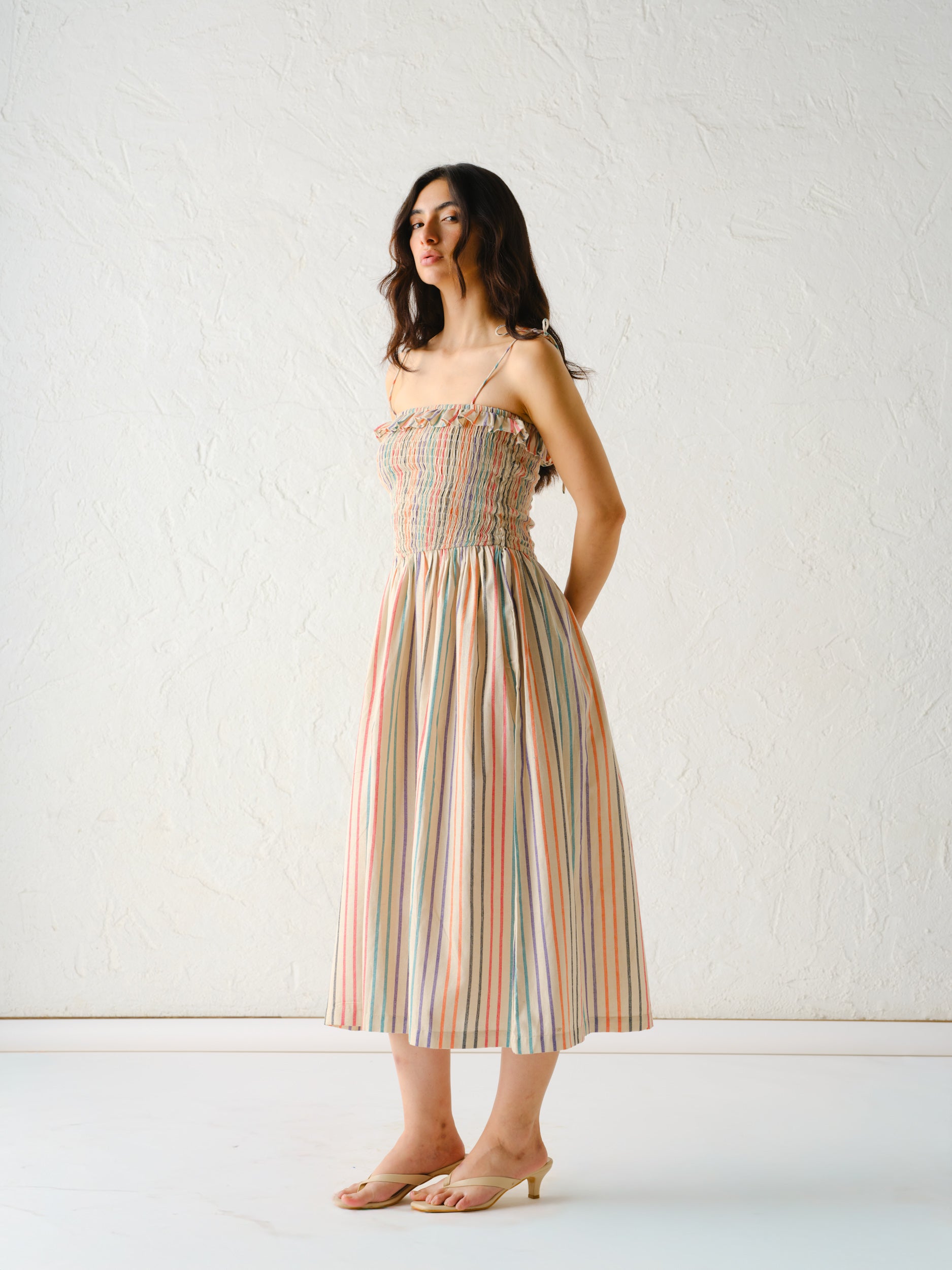 Women Leila Stripe Dress | Summer Vacation Style – Wild Cherry
