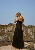 Load image into Gallery viewer, SHELBY LINEN STRAPLESS MAXI DRESS