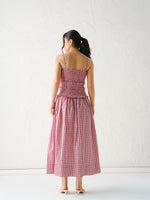 Load image into Gallery viewer, EVELYN CHECKS DRESS