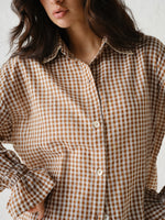Load image into Gallery viewer, COFFEE CHECKS SHIRT