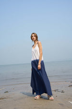 Load image into Gallery viewer, NORAH BLUE OMBRE SLIP DRESS