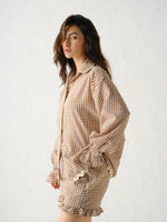 Load image into Gallery viewer, COFFEE CHECKS SHIRT