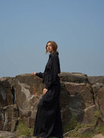 Load image into Gallery viewer, ZURI LINEN SLIT FLARED PANTS