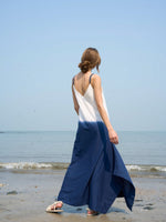 Load image into Gallery viewer, NORAH BLUE OMBRE SLIP DRESS