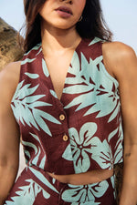 Load image into Gallery viewer, PALM TOP AND PANT SET