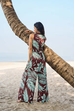Load image into Gallery viewer, PALM TOP AND PANT SET