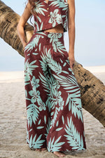 Load image into Gallery viewer, PALM TOP AND PANT SET