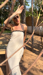 Load image into Gallery viewer, CLAIRE BEIGE SKIRT SET