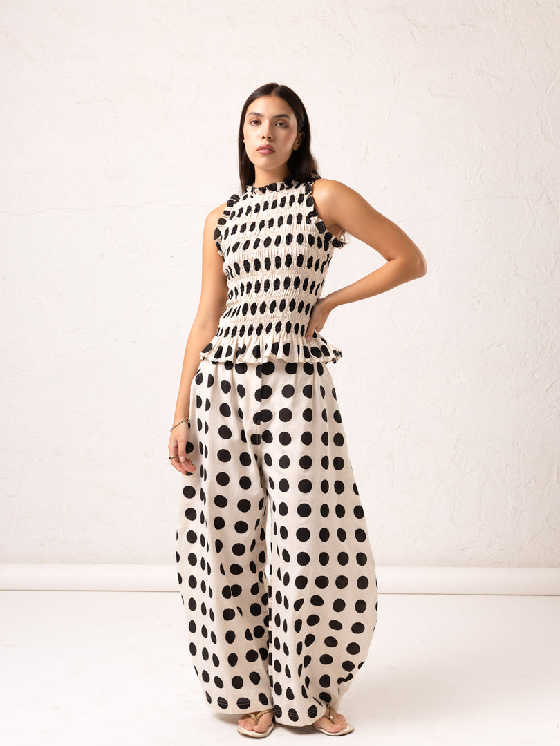 BIANCA POLKA SET