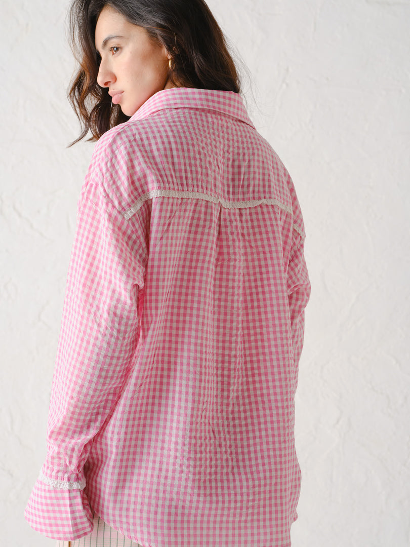 POPPY CHECKS SHIRT