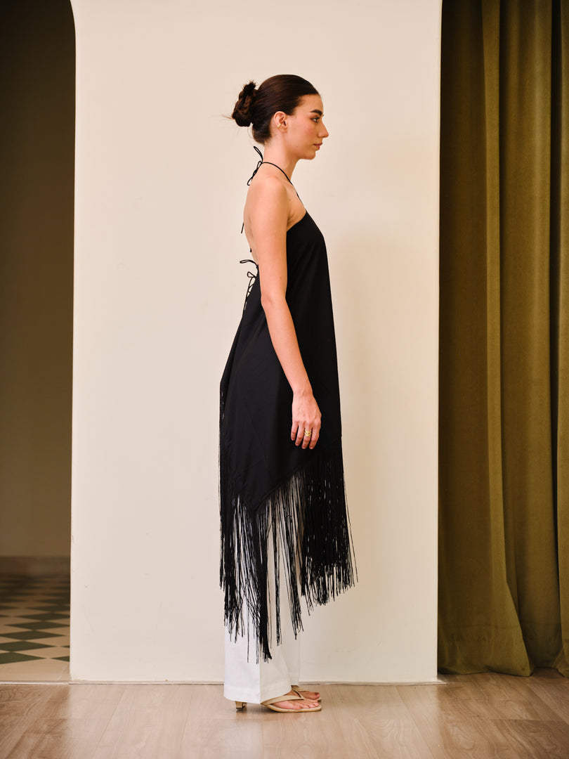 DEMI FRINGE LONGLINE