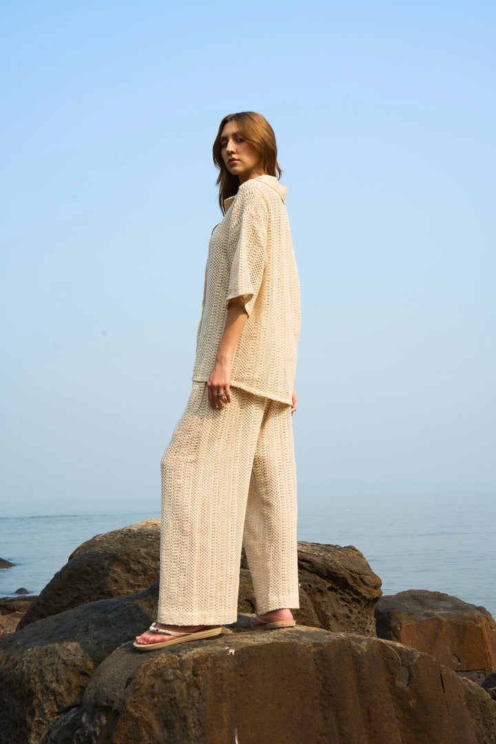 MARGOT WHEAT SET (SHIRT- PANTS)