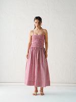 Load image into Gallery viewer, EVELYN CHECKS DRESS