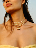 Load image into Gallery viewer, Solmare Quartz Pearl Layer Choker

