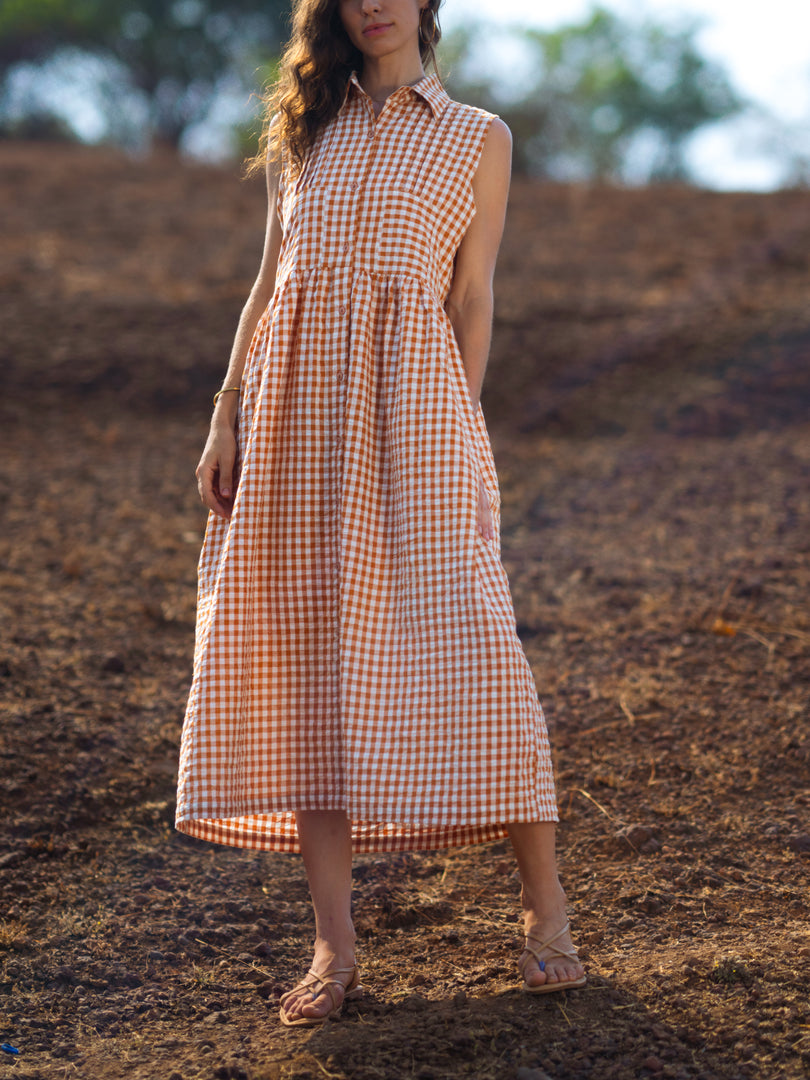 ANNIE PLEATED DRESS