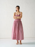Load image into Gallery viewer, EVELYN CHECKS DRESS