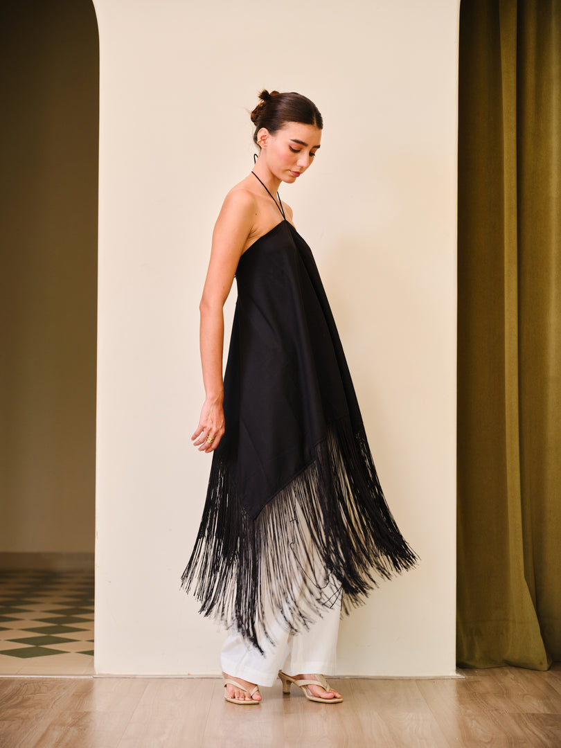 DEMI FRINGE LONGLINE