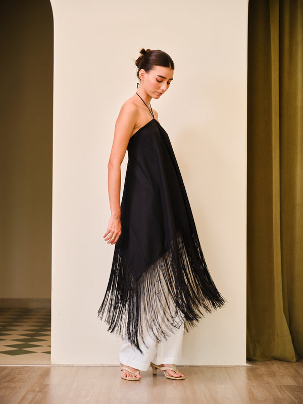 DEMI FRINGE LONGLINE