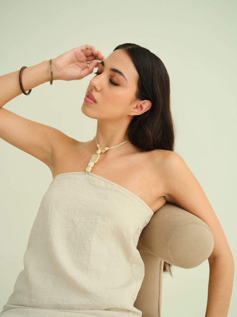 DUNE HALTER DRESS