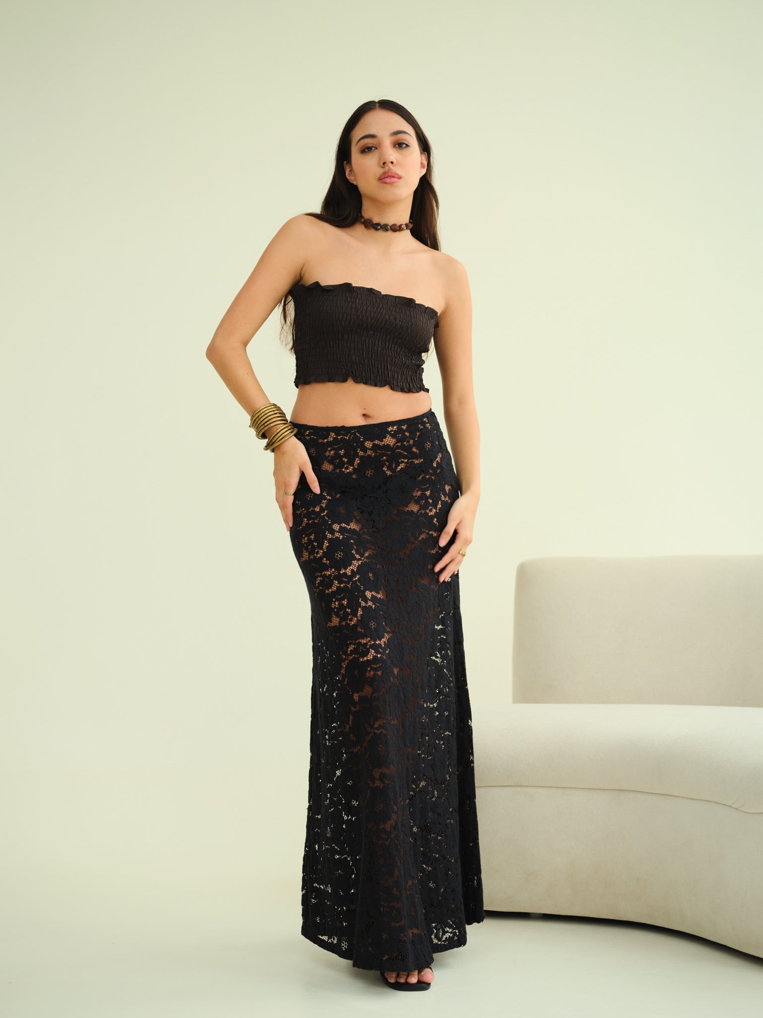FLORA LACE SKIRT