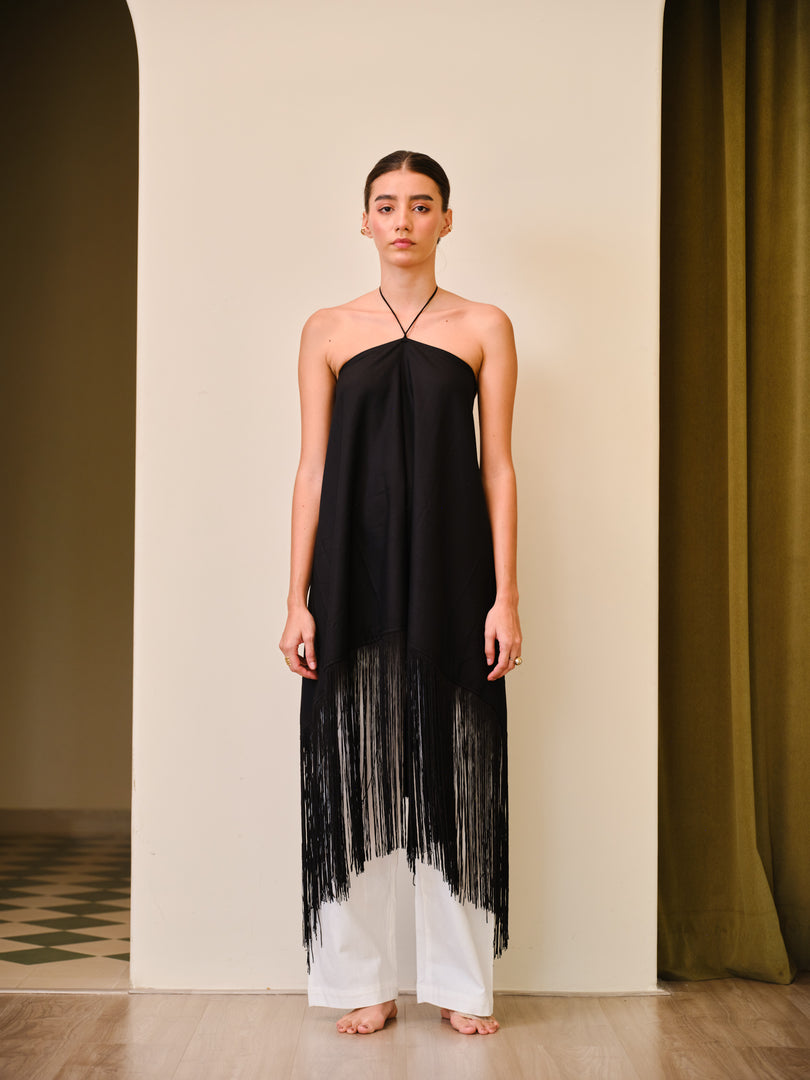 DEMI FRINGE LONGLINE