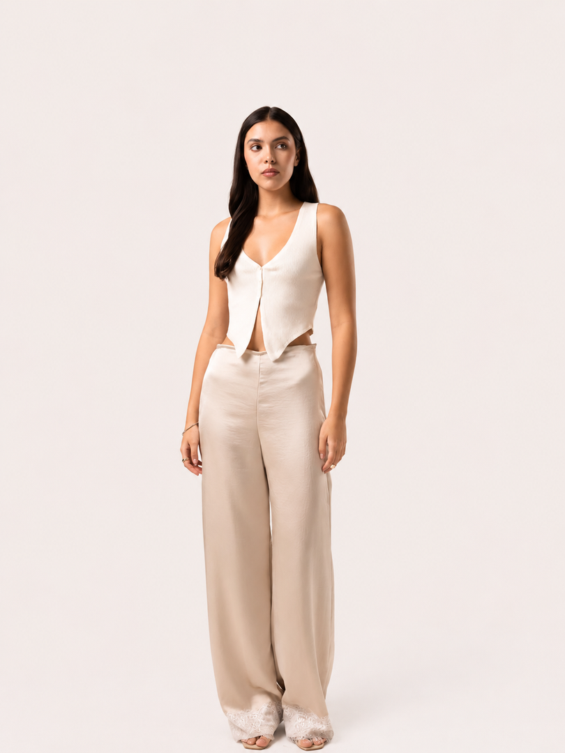 LUNE SATIN PANTS