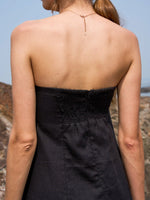 Load image into Gallery viewer, SHELBY LINEN STRAPLESS MAXI DRESS