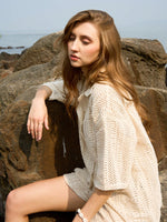 Load image into Gallery viewer, MARGOT WHEAT SET (SHIRT -SHORTS)