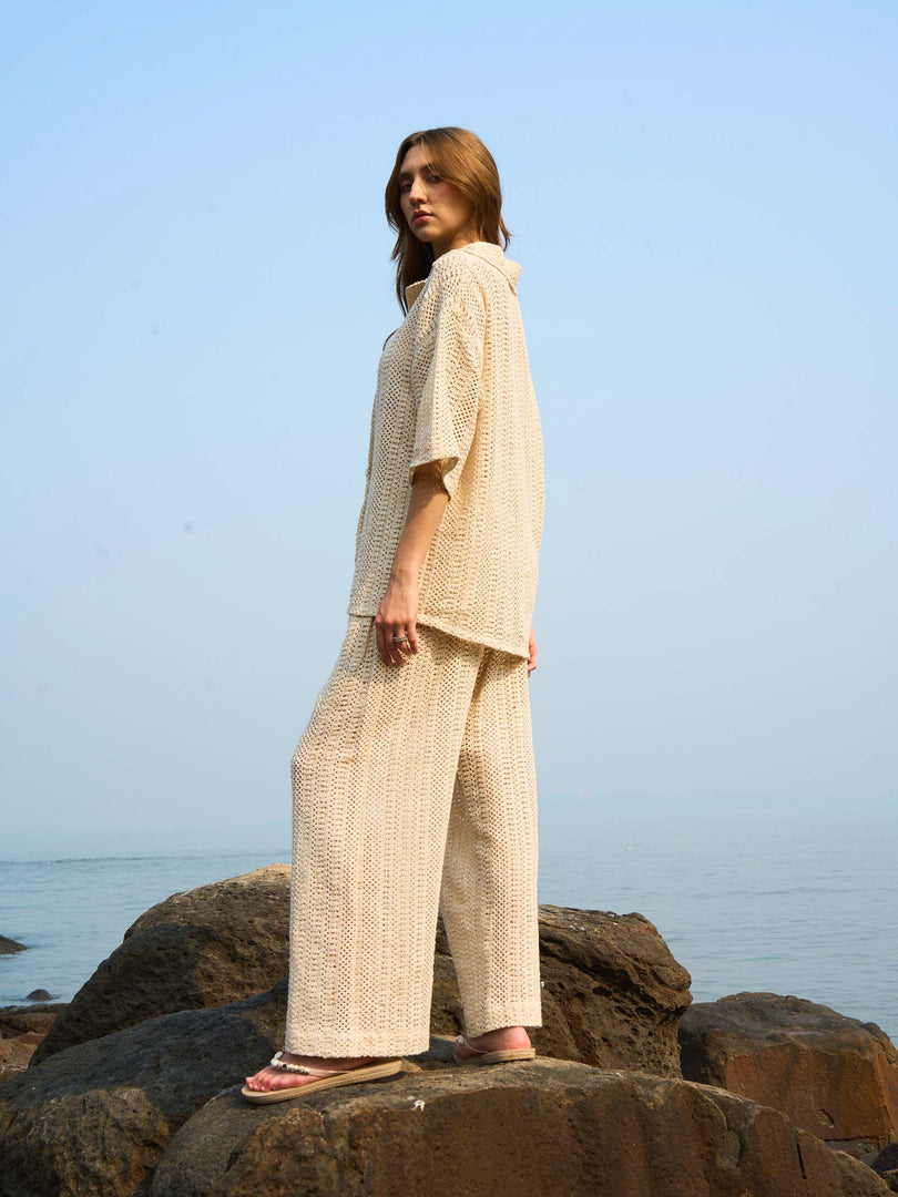MARGOT WHEAT SET (SHIRT- PANTS)