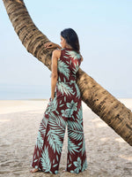 Load image into Gallery viewer, PALM  TOP AND PANT SET