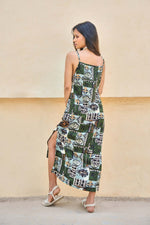 Load image into Gallery viewer, DAKOTA TRIBAL PRINT DRESS
