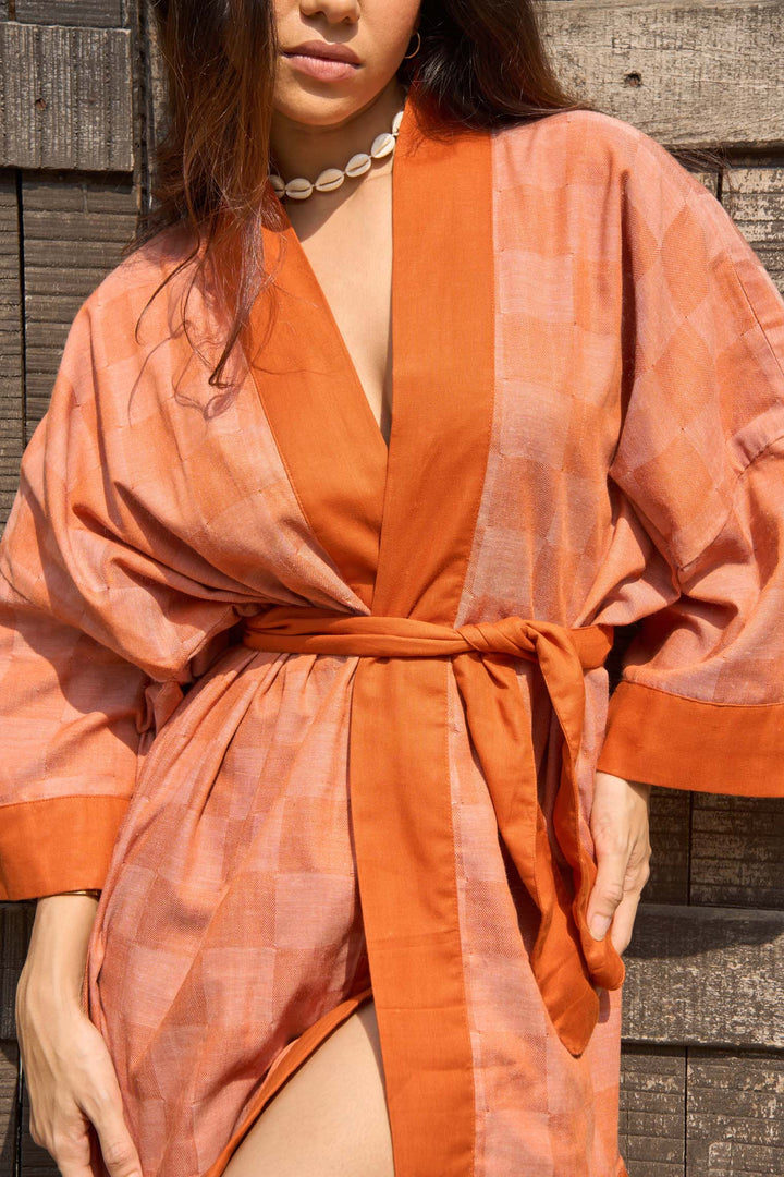 HANA KIMONO WRAP DRESS